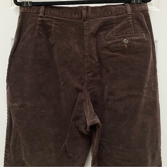 L.L. Bean Brown Corduroy Regular Straight Leg Pants - Picture 5 of 6